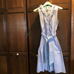 Tweeds seersucker and fringe dress